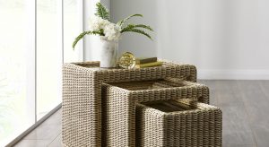 wicker nest of tables swindon