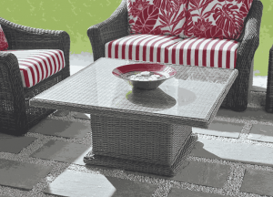 Rattan patio furniture